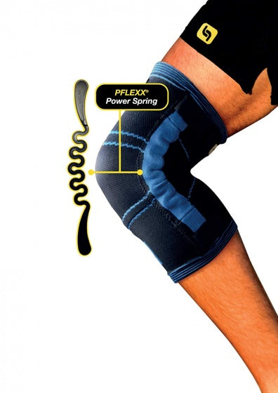 PFLEXX Knee bandage Compression unisex blue per set of size XS