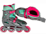Playlife Inline Skates Rubter Hardboot 82a Grey Gréisst 27-30