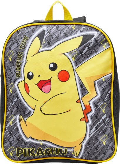 Pokémon Pikachu barns ryggsäck pojkar 31 x 25 cm 5l svartgul