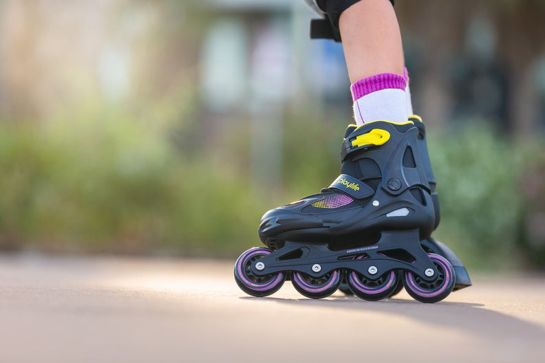 PlayLife Inline Joker Hardboot 82a Czarny żółty rozmiar 37-40