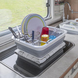 ProPlus Drain Rack Foldbar 31,5 x 36,5 x 13 cm grå hvid