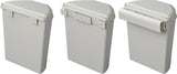 Proplus waste bin with lid 6 liter 29.5 cm light gray