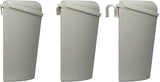 Proplus waste bin with lid 6 liter 29.5 cm light gray