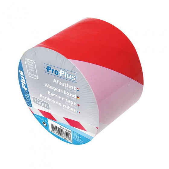 ProPlus Sales ribbon 100 meters Red White