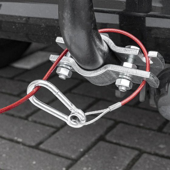 Kabel Proplus Breekk do biegania hamulca 100 cm czerwony z widelcem