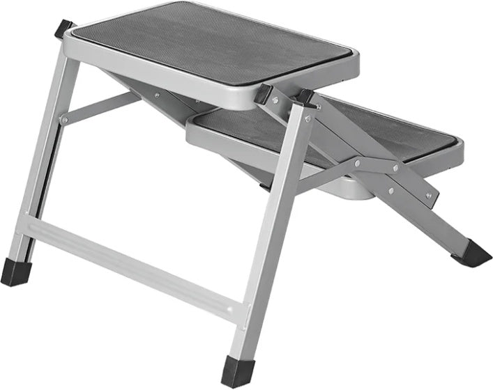 Proplus -Stapend faltbar 2 Schritte 59,5 x 49 x 39 cm grau