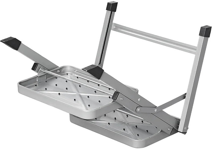 Proplus -Stapend faltbar 2 Schritte 59,5 x 49 x 39 cm grau