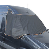 ProPlus window cover 345 x 105 cm with magnets gray black