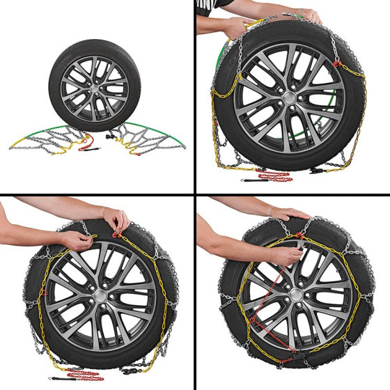 Proplus Snow Chains 9mm (165 80-13 a 190 55-365) 2 pezzi