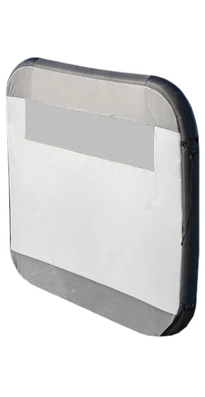 Proplus windshield inflatable 160 x 140 cm light gray black