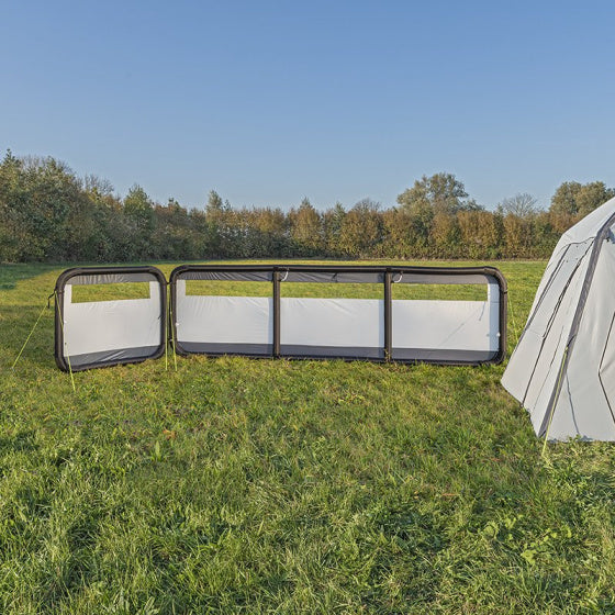 Proplus windshield inflatable 160 x 140 cm light gray black