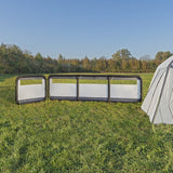 Proplus windshield inflatable 160 x 140 cm light gray black