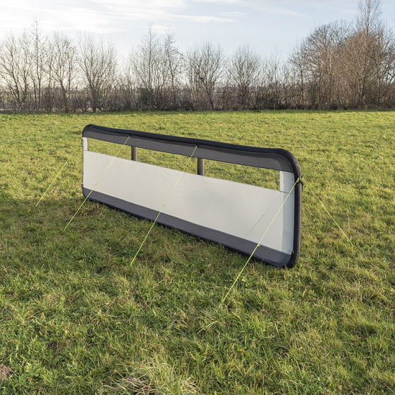 Proplus čelní sklo nafukovacího skla 480 x 140 cm světle šedá černá