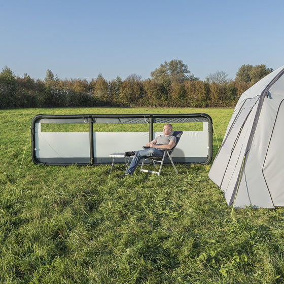Proplus čelní sklo nafukovacího skla 480 x 140 cm světle šedá černá