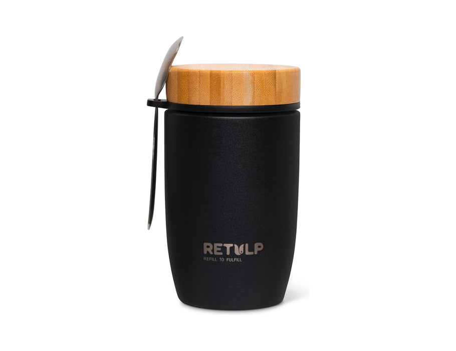 Retulp frokostkop krus premium sort 500 ml