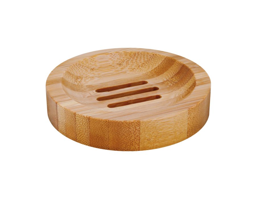 Croll Denecke soap tray Bamboo round
