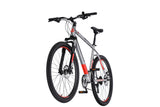 Rucanor Lux 27,5 pollici 46 cm uomini 21 V Freno a disco meccanico rosso argento