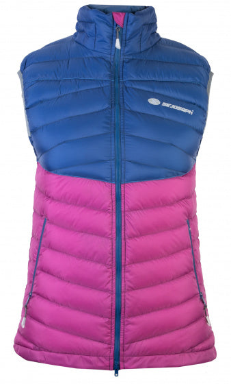 Sir Joseph Bodywarmer Atol Ladies Polyester Blue Pink Mt S