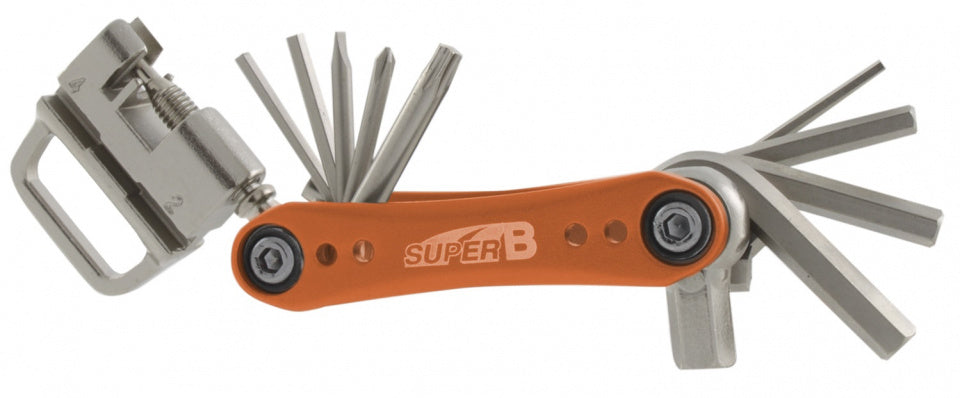 Multitool TB-FD40 17 Funkce 73 x 45 mm z nerezové oceli Orange