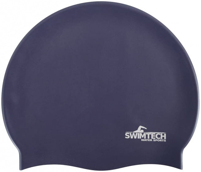 Swimtech koupací čepice Silikone jedno velikosti námořnictva modrá
