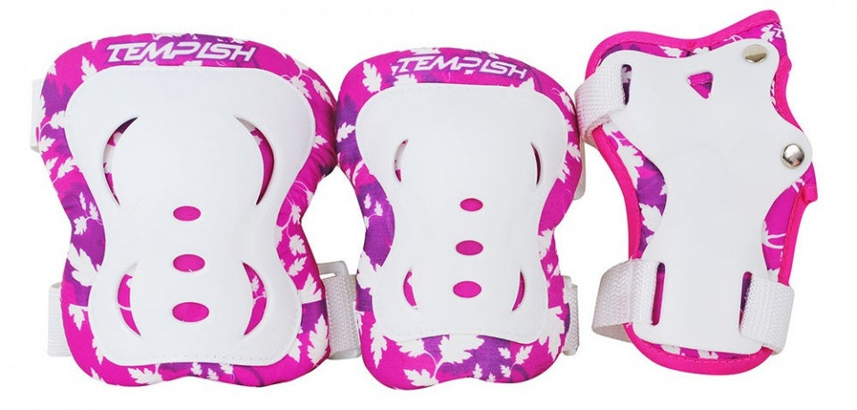 Set di protezione tempistica Fid Girls White Pink Size S