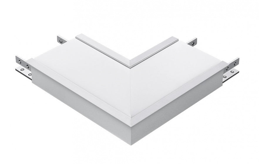 Connettore V-TAC a forma L VT-7-41 8W 4000K 16,3 cm in argento