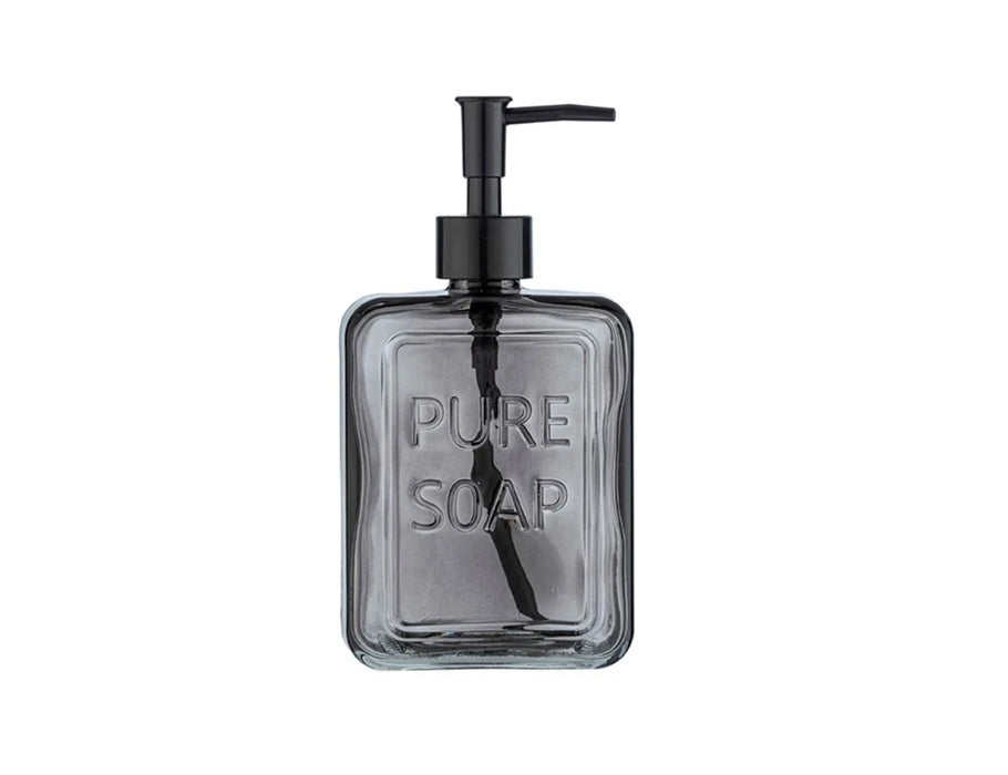 Wenko Seifenpumpe Glas grau 550 ml