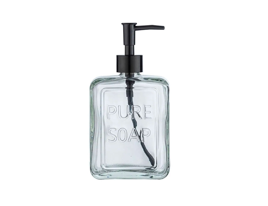 Wenko Seifenpumpe Glas transparent 550 ml